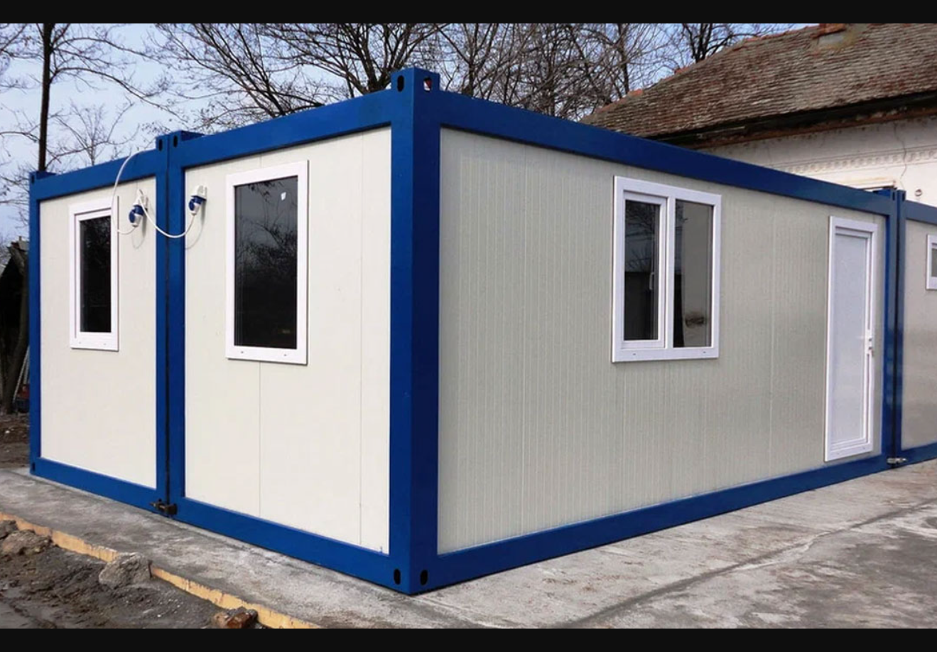 Çift Giriş İki Oda WC Duş Mutfak Konteyner